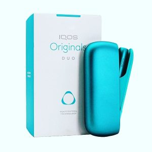 دستگاه سیگار آیکاس آیکوس اورجینال دیو فیروزه ای IQOS ORIGINAL DUO TURQUOISE