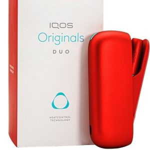 دستگاه سیگار آیکاس آیکوس اورجینال دیو قرمز IQOS ORIGINAL DUO SCARLET RED