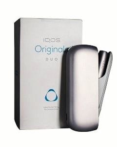 دستگاه سیگار آیکاس آیکوس اورجینال دیو نقره ای IQOS ORIGINAL DUO SILVER